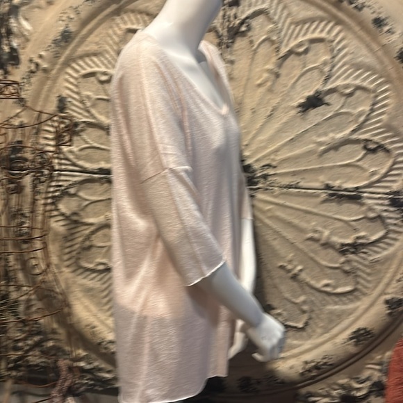 Champagne vneck blouse by Nostalgia - Picture 9 of 12